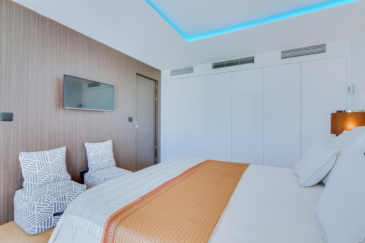 Gold Suites - Luxurious Apartment - Sea View 빌라모라 외부 사진